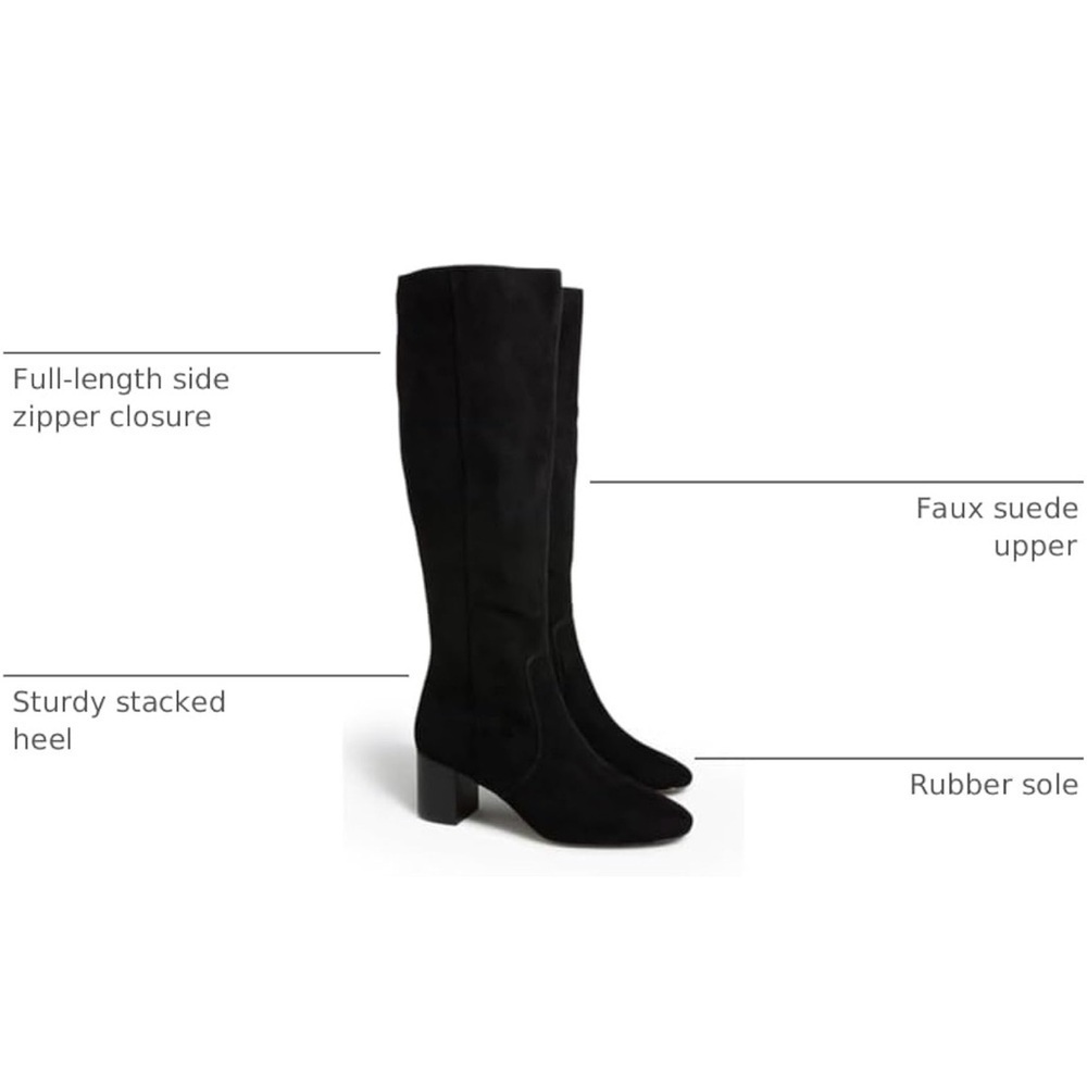 🆕Suede Knee-High Boots - Picture 2 of 2